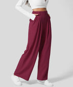 Kathy™ - Elegant Elasticated High Waisted Trousers