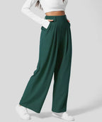 Kathy™ - Elegant Elasticated High Waisted Trousers