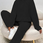 Alexa | Cozy Hooded Two-Piece Lounge Set with Flattering Fit - Lumina