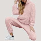 Alexa | Cozy Hooded Two-Piece Lounge Set with Flattering Fit - Lumina