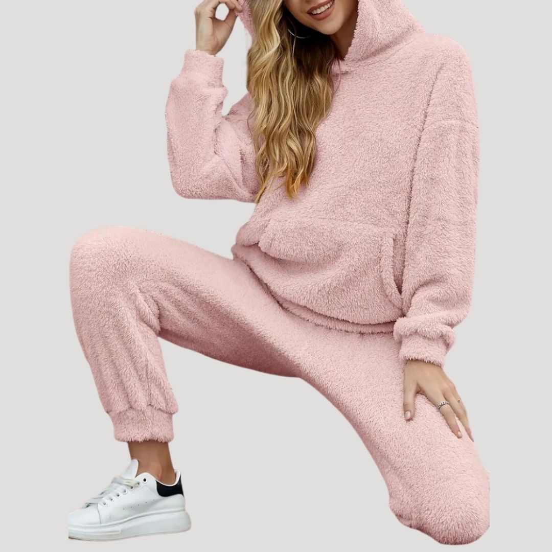 Alexa | Cozy Hooded Two-Piece Lounge Set with Flattering Fit - Lumina