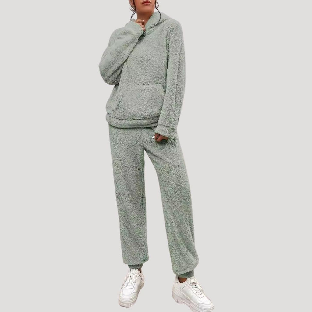 Alexa | Cozy Hooded Two-Piece Lounge Set with Flattering Fit - Lumina