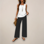 Ava | Vibrant Printed Wide-Leg Set with Relaxed Fit - Lumina