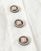 Beatrice | Relaxed Summer Blouse with Button Detail - Lumina