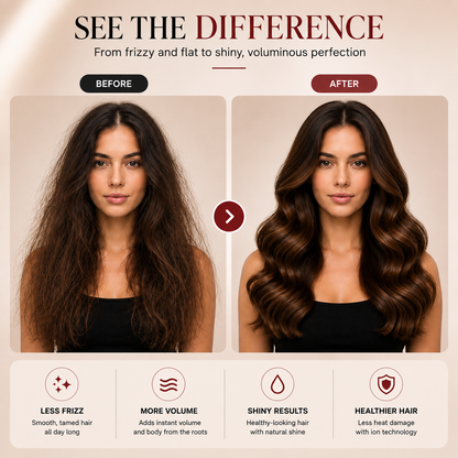 CurlMaster Pro™ - Hair Dryer with 360° Rotation
