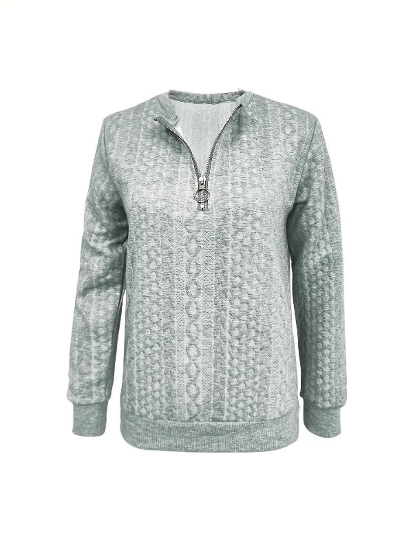 Freya | Elegant Half-Zip Design with Polished Fit Women's Top - Lumina