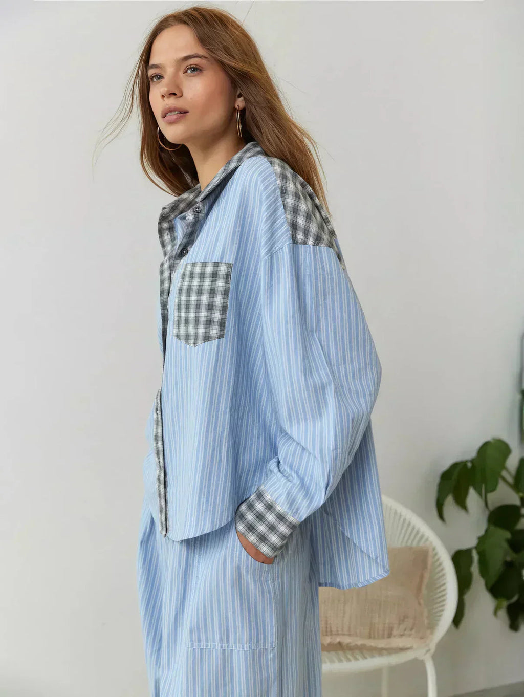 Grace | Coordinated Spring Plaid Two-Piece Set with Effortless Style - Lumina