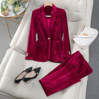 Grace | Tailored Blazer and Trousers Set with Polished Silhouette - Lumina
