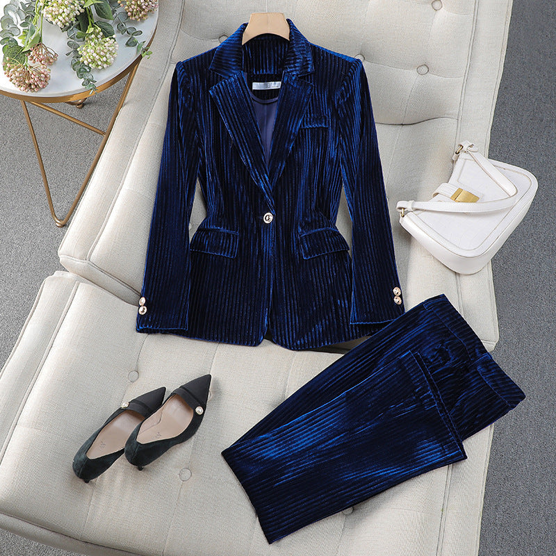 Grace | Tailored Blazer and Trousers Set with Polished Silhouette - Lumina