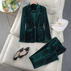 Grace | Tailored Blazer and Trousers Set with Polished Silhouette - Lumina