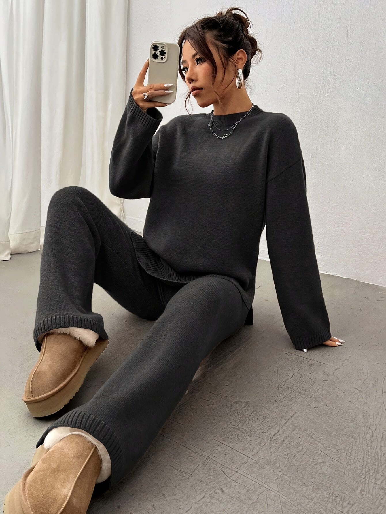 Isabella | Relaxed Fit Two-Piece Matching Outfit with Coordinated Style - Lumina