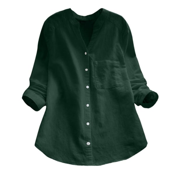 Jessica | Relaxed Fit Button Blouse with Timeless Design - Lumina