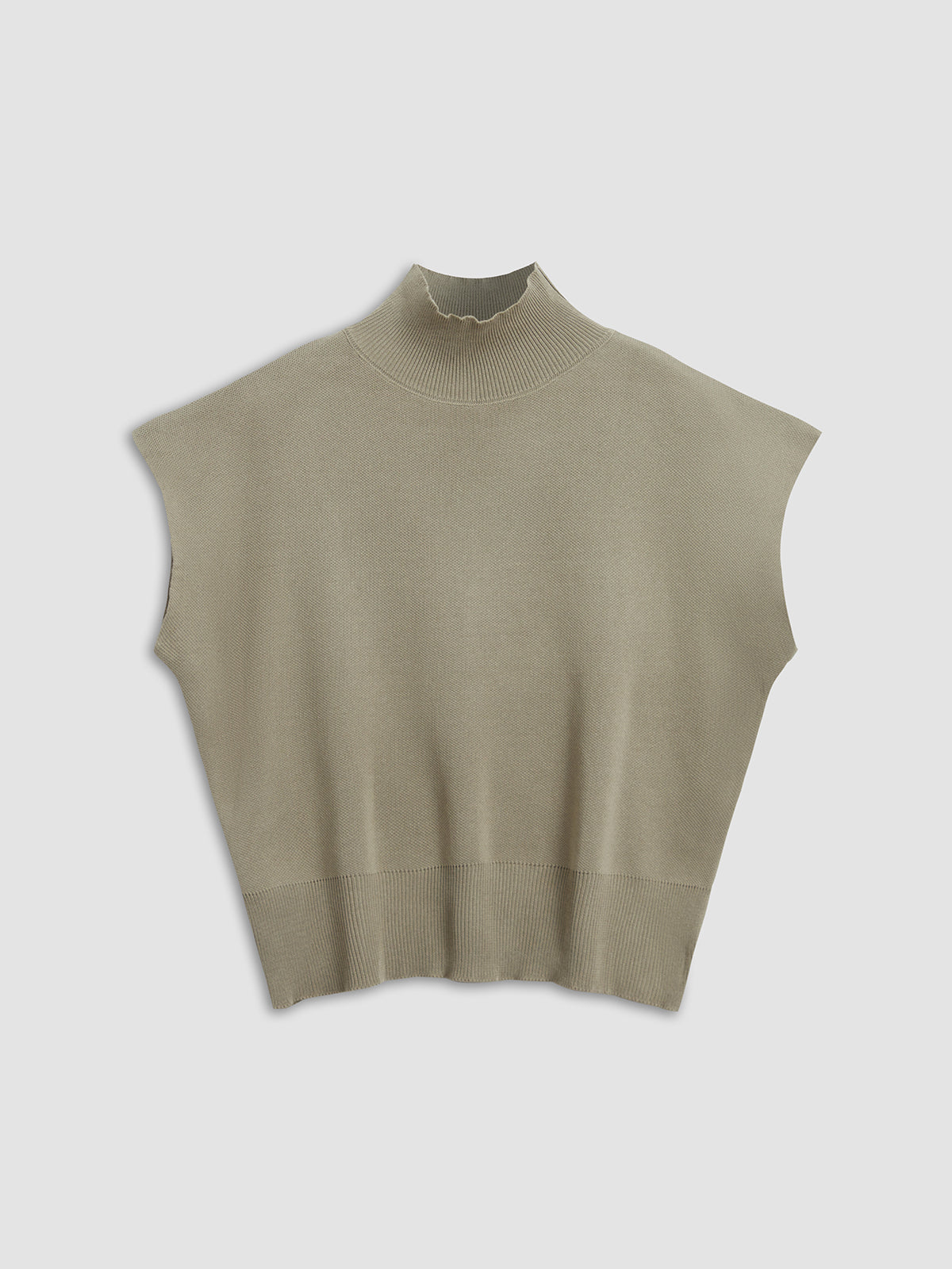 Michelle | Modern Mock Neck Casual Top with Tailored Fit - Lumina