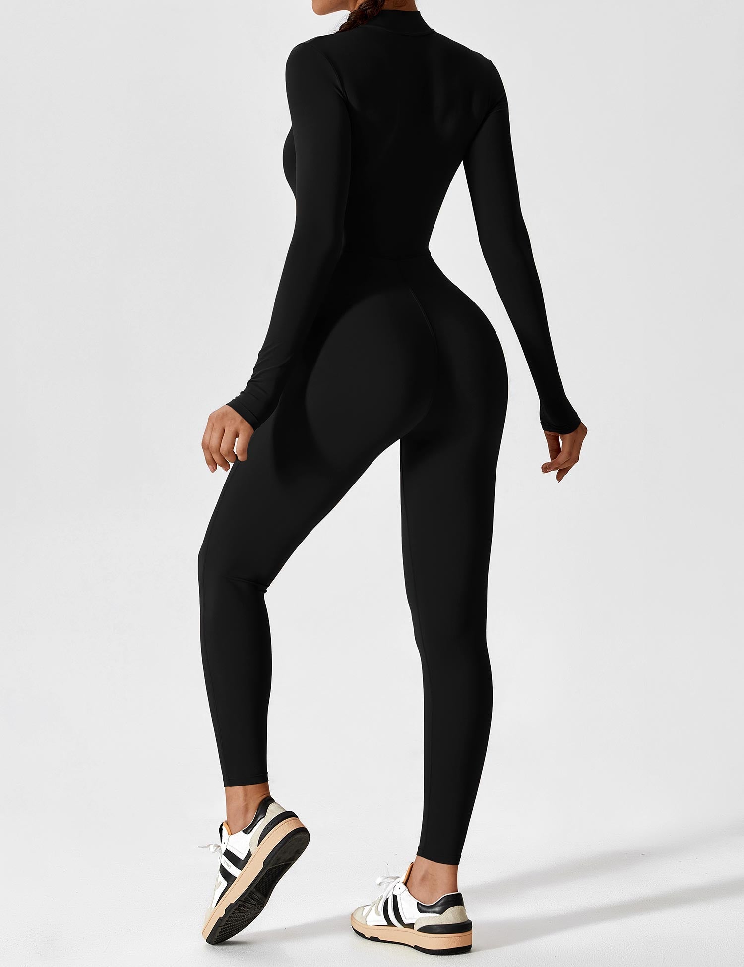 Penelope | Sleek Fitted Two Piece Set with Zip Detail - Lumina