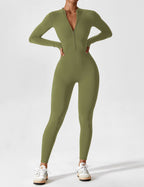Penelope | Sleek Fitted Two Piece Set with Zip Detail - Lumina