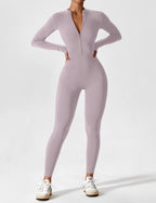 Penelope | Sleek Fitted Two Piece Set with Zip Detail - Lumina