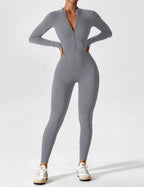 Penelope | Sleek Fitted Two Piece Set with Zip Detail - Lumina