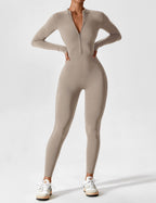 Penelope | Sleek Fitted Two Piece Set with Zip Detail - Lumina