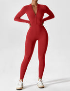 Penelope | Sleek Fitted Two Piece Set with Zip Detail - Lumina