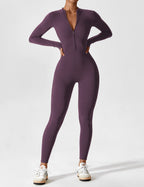 Penelope | Sleek Fitted Two Piece Set with Zip Detail - Lumina