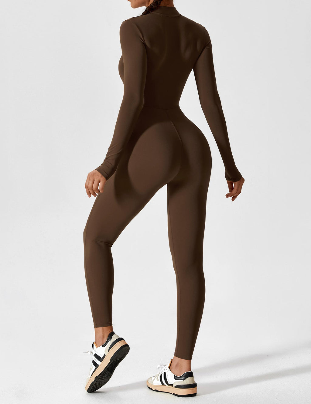 Penelope | Sleek Fitted Two Piece Set with Zip Detail - Lumina