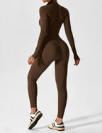 Penelope | Sleek Fitted Two Piece Set with Zip Detail - Lumina