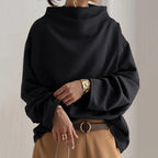 Rachel | Elegant High-Neck Top with Long Sleeves - Lumina