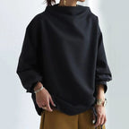 Rachel | Elegant High-Neck Top with Long Sleeves - Lumina
