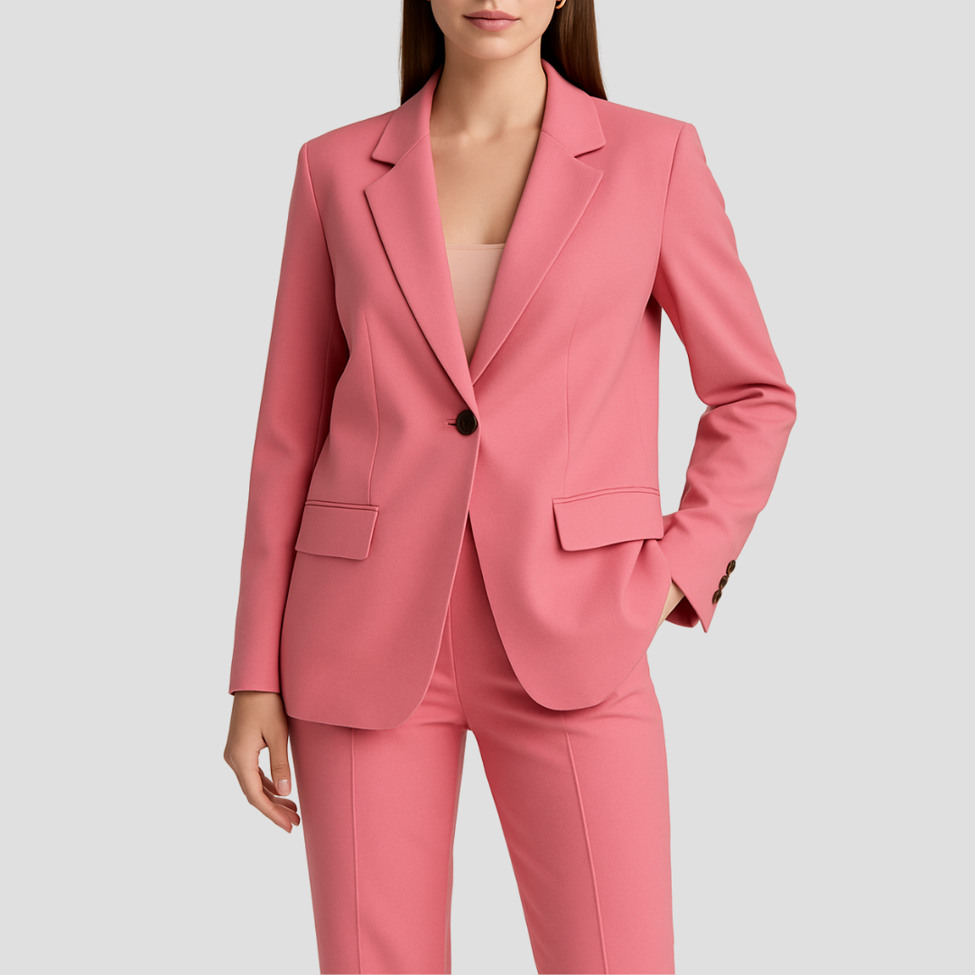 Victoria | Elegant Tailored Suit Set with Streamlined Blazer - Lumina