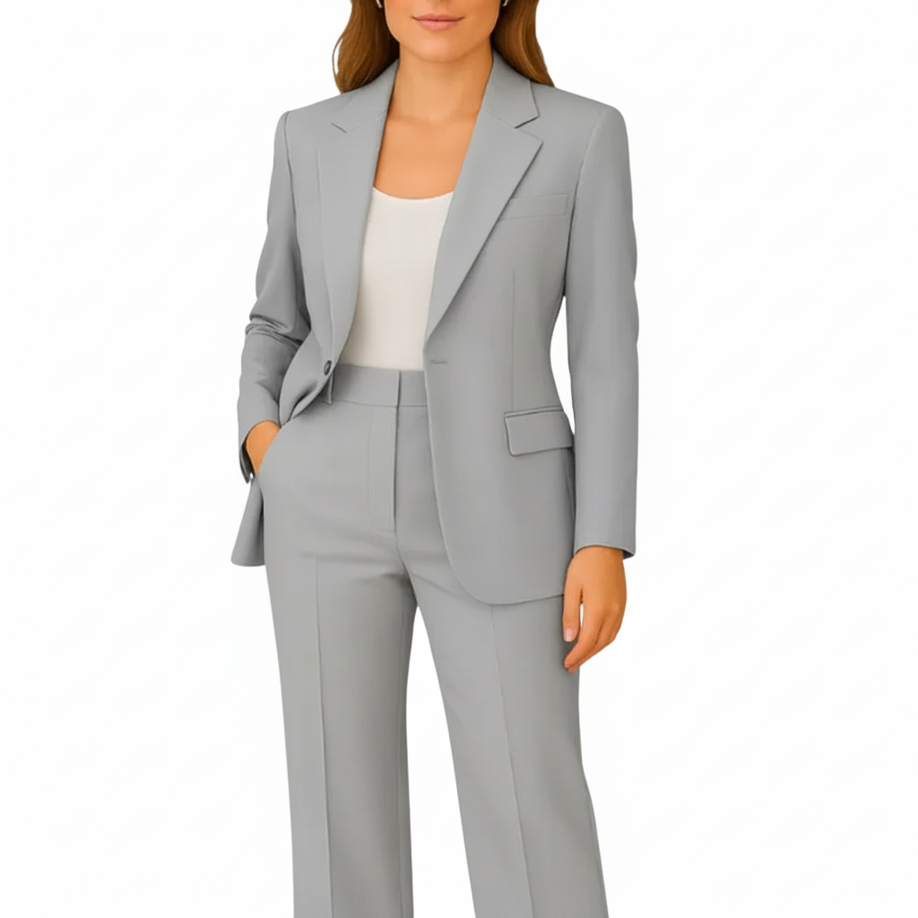 Victoria | Elegant Tailored Suit Set with Streamlined Blazer - Lumina