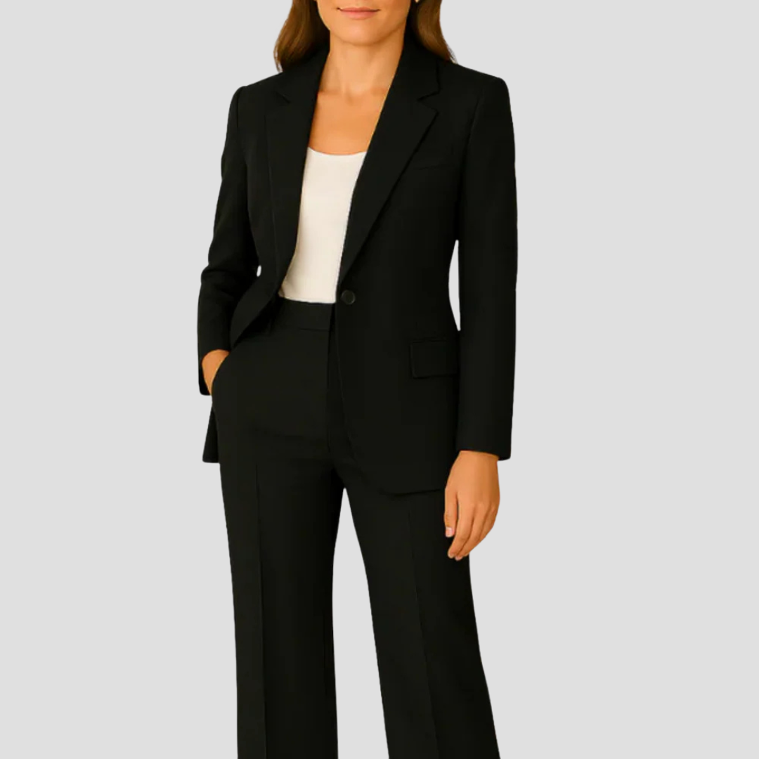 Victoria | Elegant Tailored Suit Set with Streamlined Blazer - Lumina