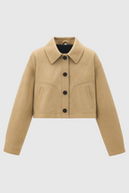 Victoria | Retro-Inspired Short Jacket with Button Closure - Lumina