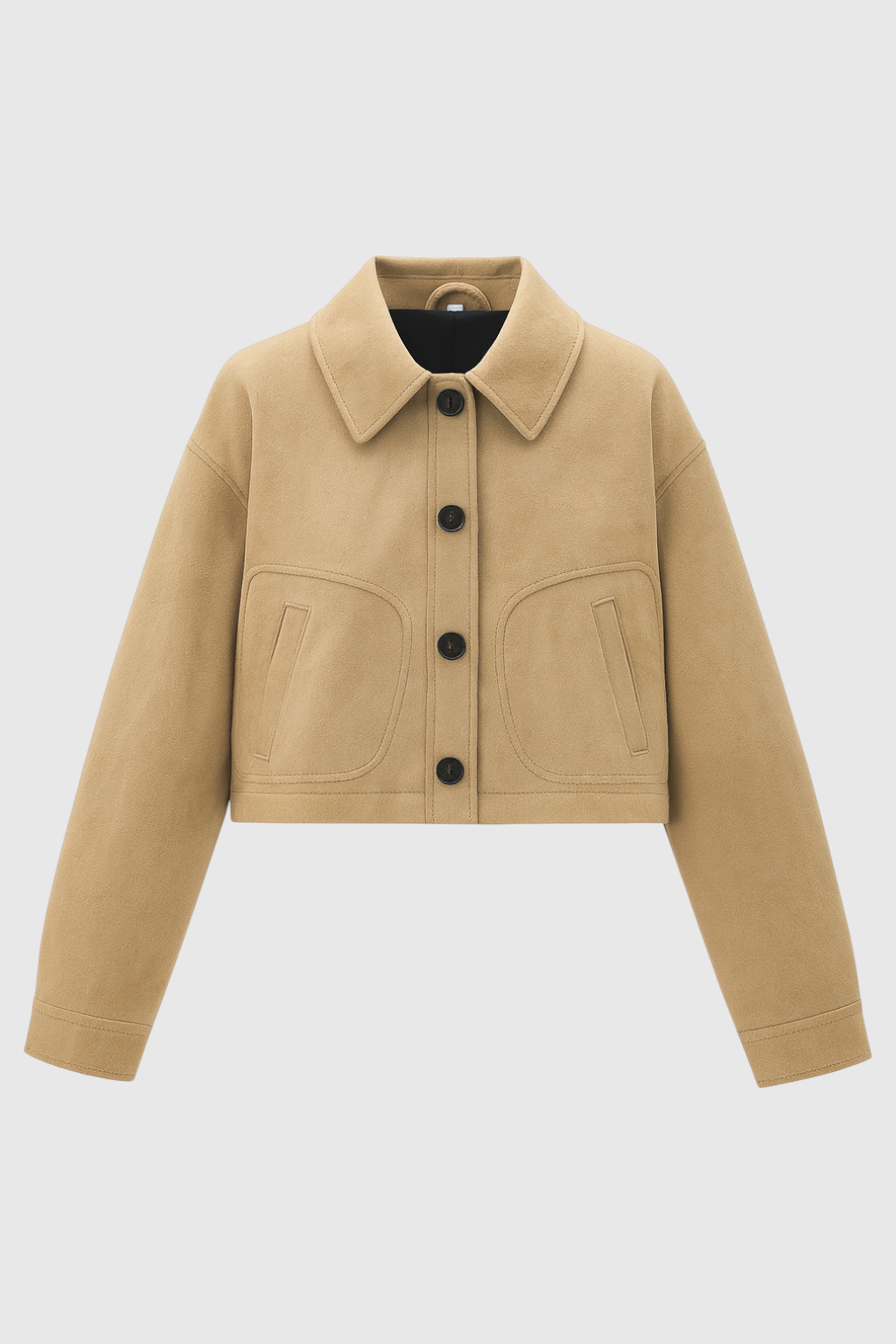 Victoria | Retro-Inspired Short Jacket with Button Closure - Lumina
