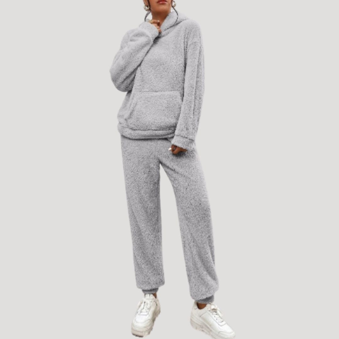 Alexa | Cozy Hooded Two-Piece Lounge Set with Flattering Fit - Lumina