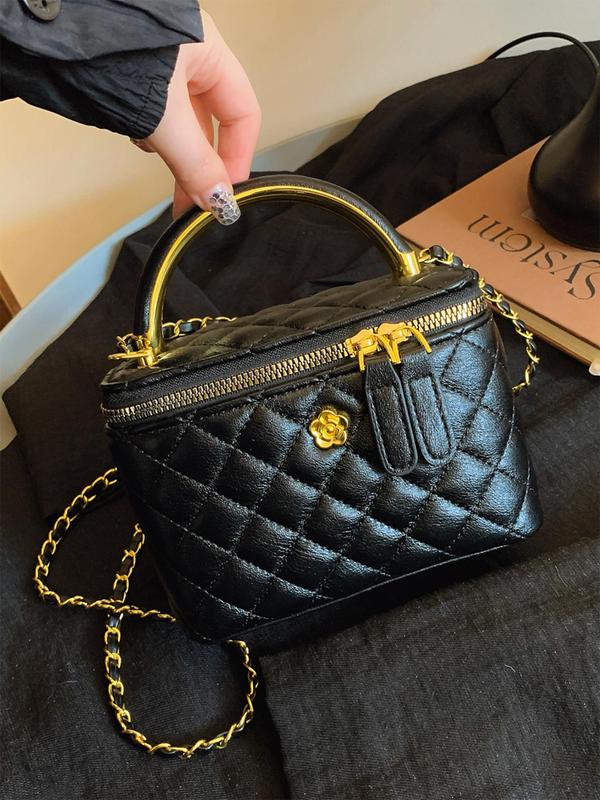 Alice | Trendy Quilted Crossbody Bag with Adjustable Strap - Lumina