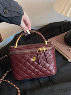 Alice | Trendy Quilted Crossbody Bag with Adjustable Strap - Lumina