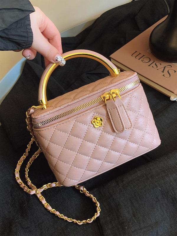 Alice | Trendy Quilted Crossbody Bag with Adjustable Strap - Lumina