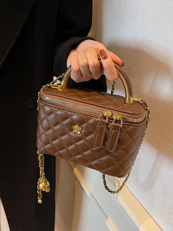 Alice | Trendy Quilted Crossbody Bag with Adjustable Strap - Lumina