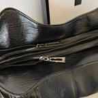 Aliona | Stylish Black School Bag with Versatile Functionality - Lumina