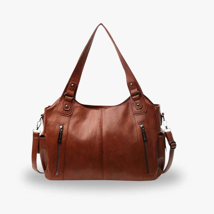 Aliona | Stylish Black School Bag with Versatile Functionality - Lumina