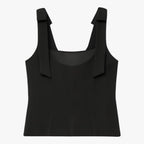 Amelie | Elegant Bow-Detail Camisole with Zipper Closure - Lumina