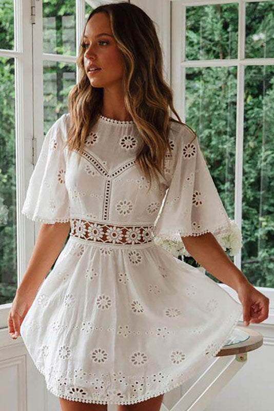 Arabella Celestine | Eyelet Dress - Lumina