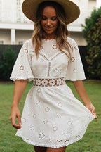 Arabella Celestine | Eyelet Dress - Lumina