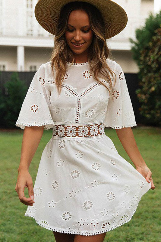 Arabella Celestine | Eyelet Dress - Lumina