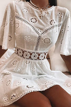 Arabella Celestine | Eyelet Dress - Lumina