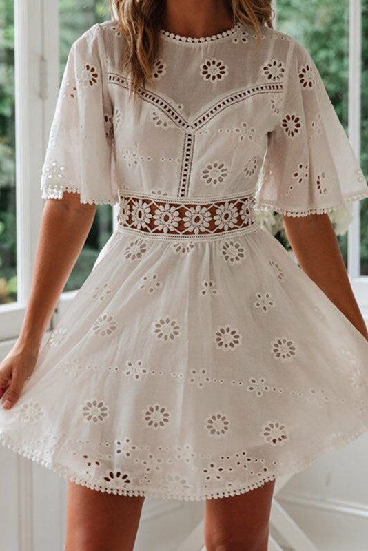 Arabella Celestine | Eyelet Dress - Lumina