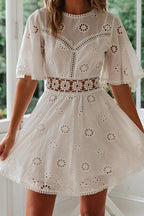 Arabella Celestine | Eyelet Dress - Lumina