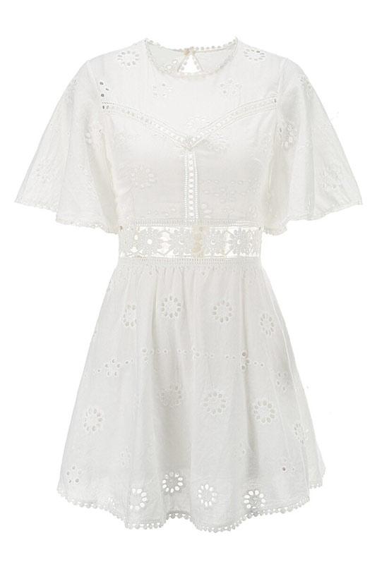 Arabella Celestine | Eyelet Dress - Lumina