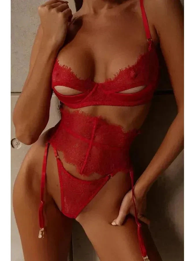 Arabella's Silk & Lace Lingerie Set