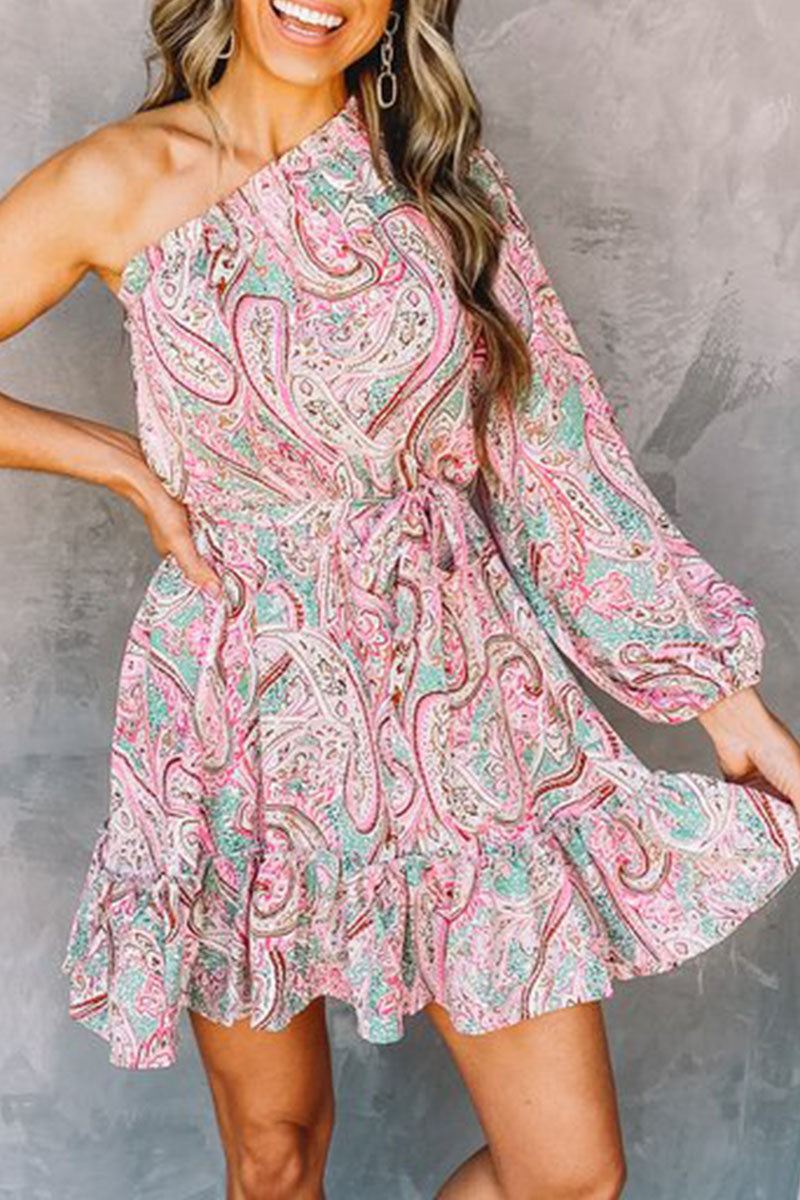 Astra | One-Shoulder Mini Dress - Lumina